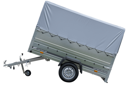 Garden Trailer 230 KIPP Hochplanenanhänger 2,30 × 1,25 m mit Bordwandaufsätzen
