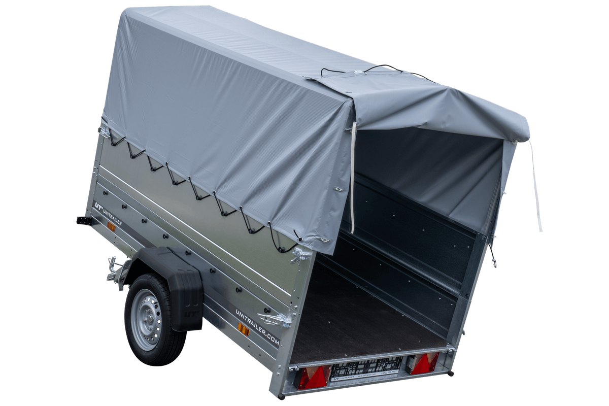 Garden Trailer 230 KIPP Hochplanenanhänger 2,30 × 1,25 m mit Bordwandaufsätzen