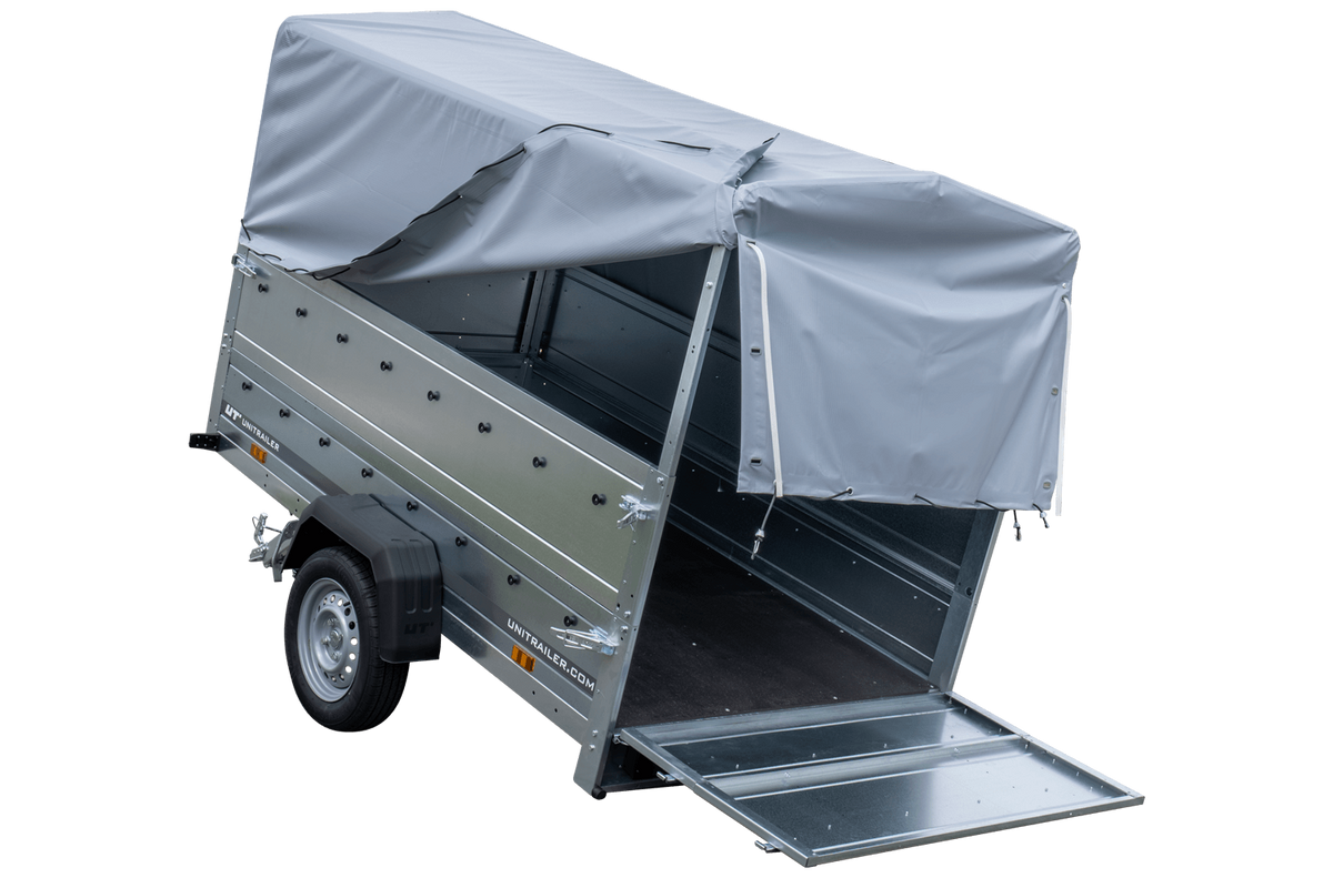 Garden Trailer 230 KIPP Hochplanenanhänger 2,30 × 1,25 m mit Bordwandaufsätzen