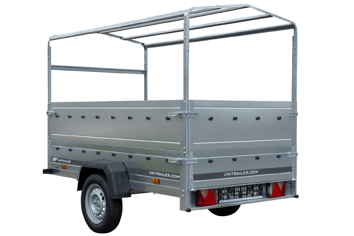 Garden Trailer 230 KIPP Hochplanenanhänger 2,30 × 1,25 m mit Bordwandaufsätzen