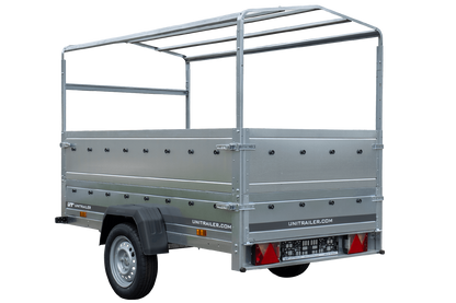 Garden Trailer 230 KIPP Hochplanenanhänger 2,30 × 1,25 m mit Bordwandaufsätzen