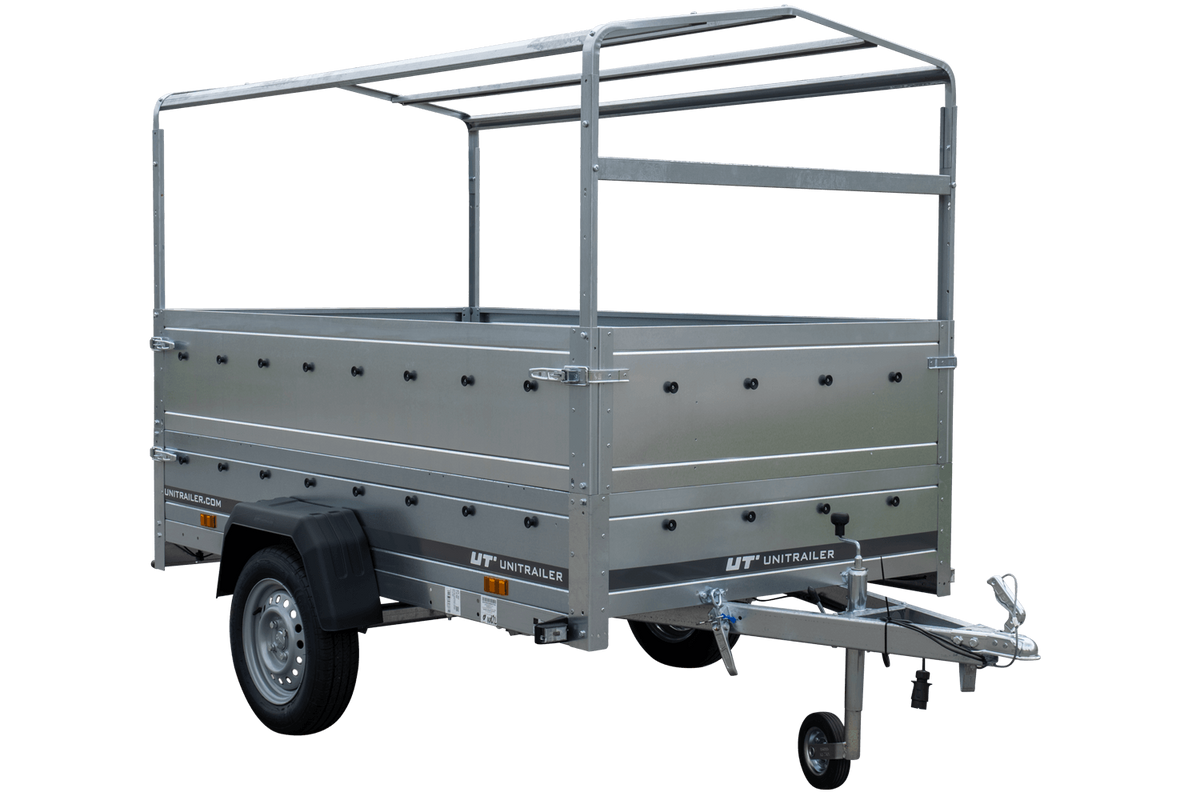 Garden Trailer 230 KIPP Hochplanenanhänger 2,30 × 1,25 m mit Bordwandaufsätzen