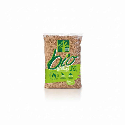 BIO PELLET Holzpellets ENplus A1 aus 100 % Nadelholz – 112 Säcke à 10 kg (1120 kg)