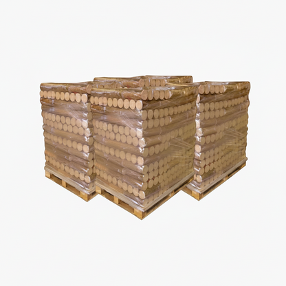 WOODSTOCK-Set aus 3 Paletten WOODSTOCK Verdichtetes Holz – 312 Packungen mit 5 Stämmen (3012 kg)