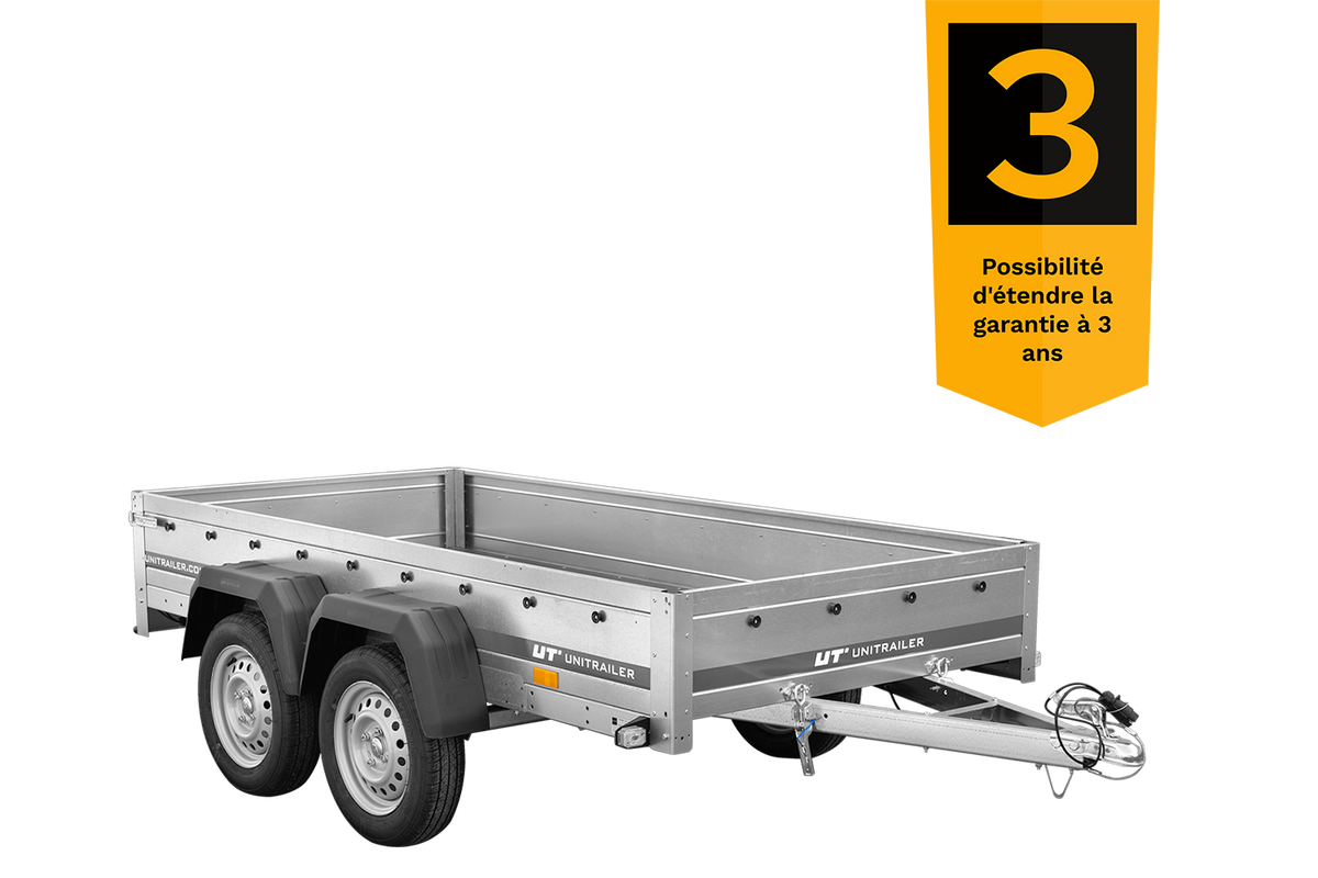 UNITRAILER GARDEN TRAILER 264/2 KIPP Zweiachsanhänger laut Beschreibung