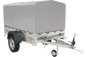 Garden Trailer 201 KIPP Anhänger 200 × 125 cm mit Hochplane und Spriegel – bis 750 kg