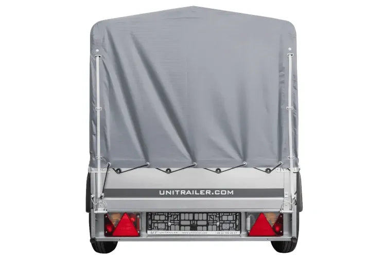 Garden Trailer 200 KIPP Anhänger 200 × 106 cm mit Hochplane, Spriegel und Stützrad – 500 kg laut Produktbezeichnung