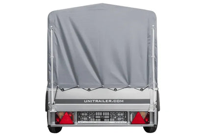 Garden Trailer 200 KIPP Anhänger 200 × 106 cm mit Hochplane, Spriegel und Stützrad – 500 kg laut Produktbezeichnung
