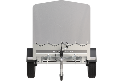 Garden Trailer 201 KIPP Anhänger 200 × 125 cm mit Hochplane und Spriegel – bis 750 kg