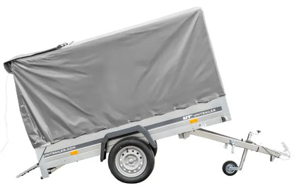 Garden Trailer 230 KIPP Anhänger 230 × 125 cm mit 110-cm-Hochplane, 110-cm-Spriegel und Stützrad