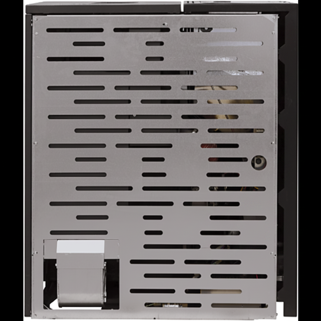 BRONPI-gemischtes Ofenholz und Granulate 10 kW Hybrid Schwarz – WiFi Optional
