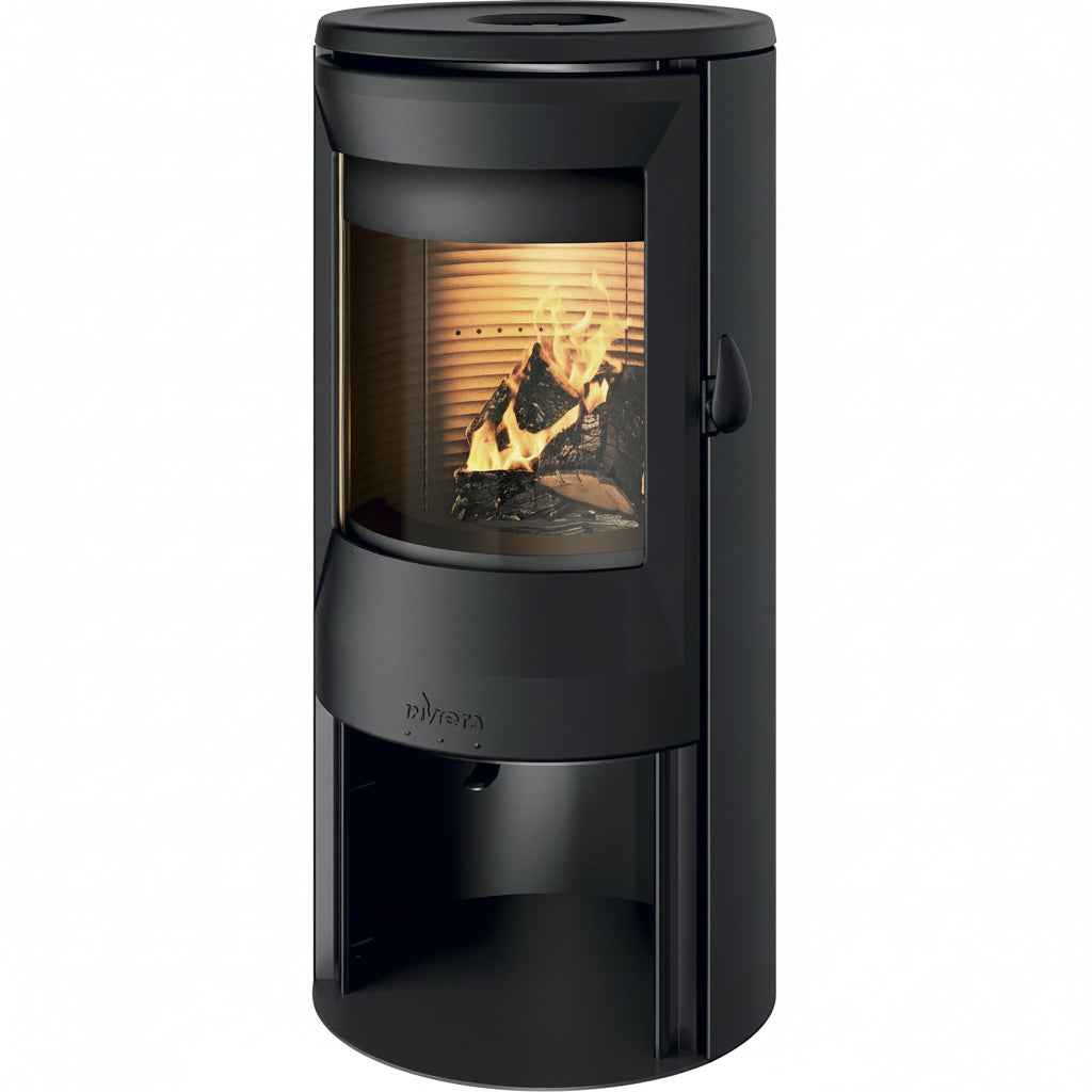 INVICTA Neosen Plus Kaminofen 8 kW, Schwarz, Dreifachverglasung – A+