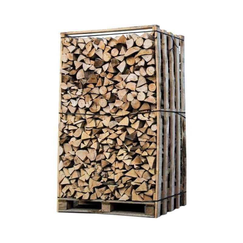 Brennholz Eiche und trockenes Laub 30 cm 3 Stères