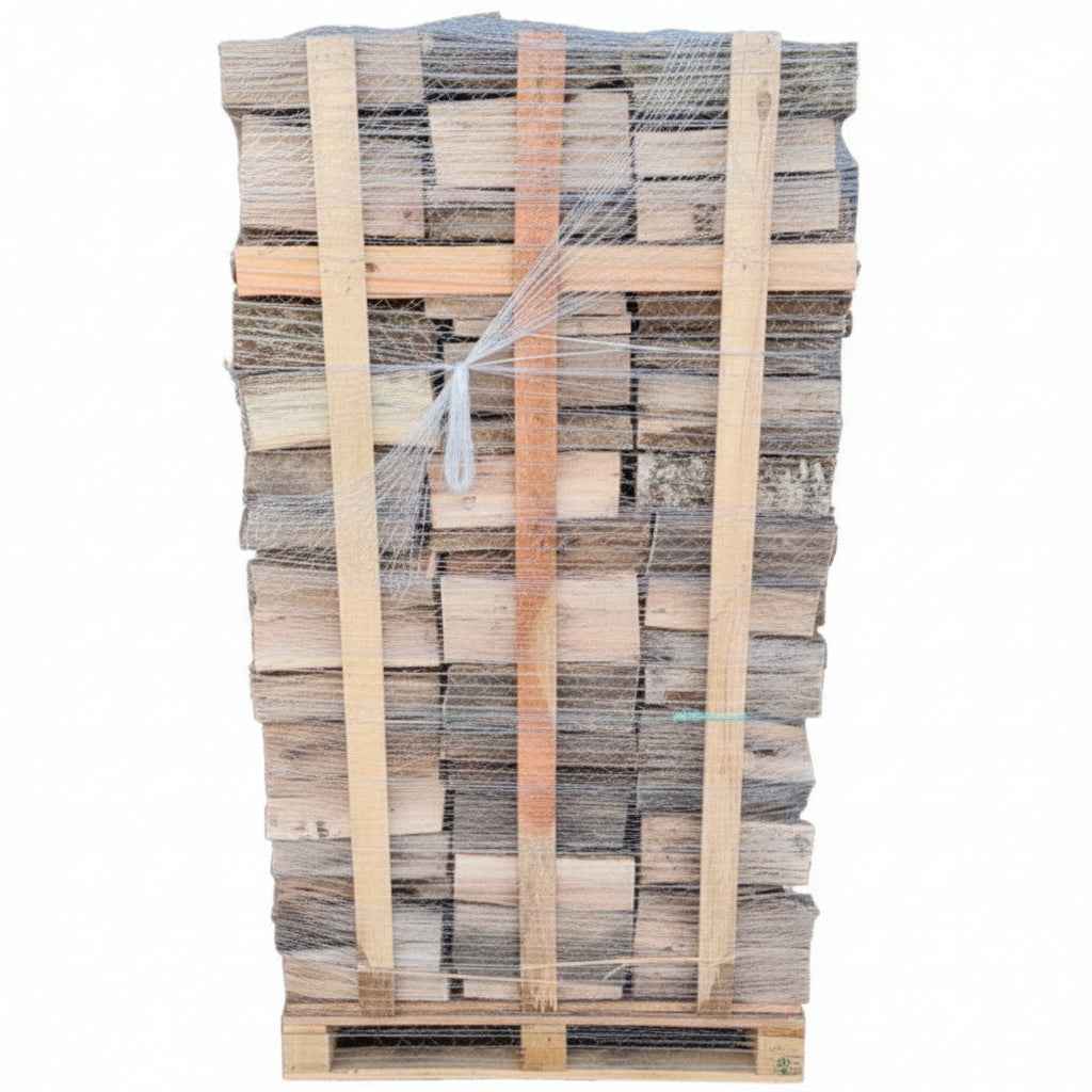 Trockenes Brennholz 30 cm – Palette 2 m³, 3 Raummeter – Eiche, Buche, Hainbuche und Esche