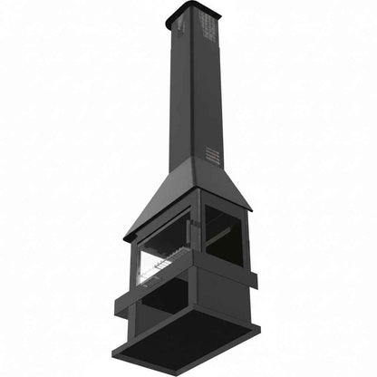 BRONPI Huesca wandmontierter Kaminofen 10 kW – Energieklasse A+