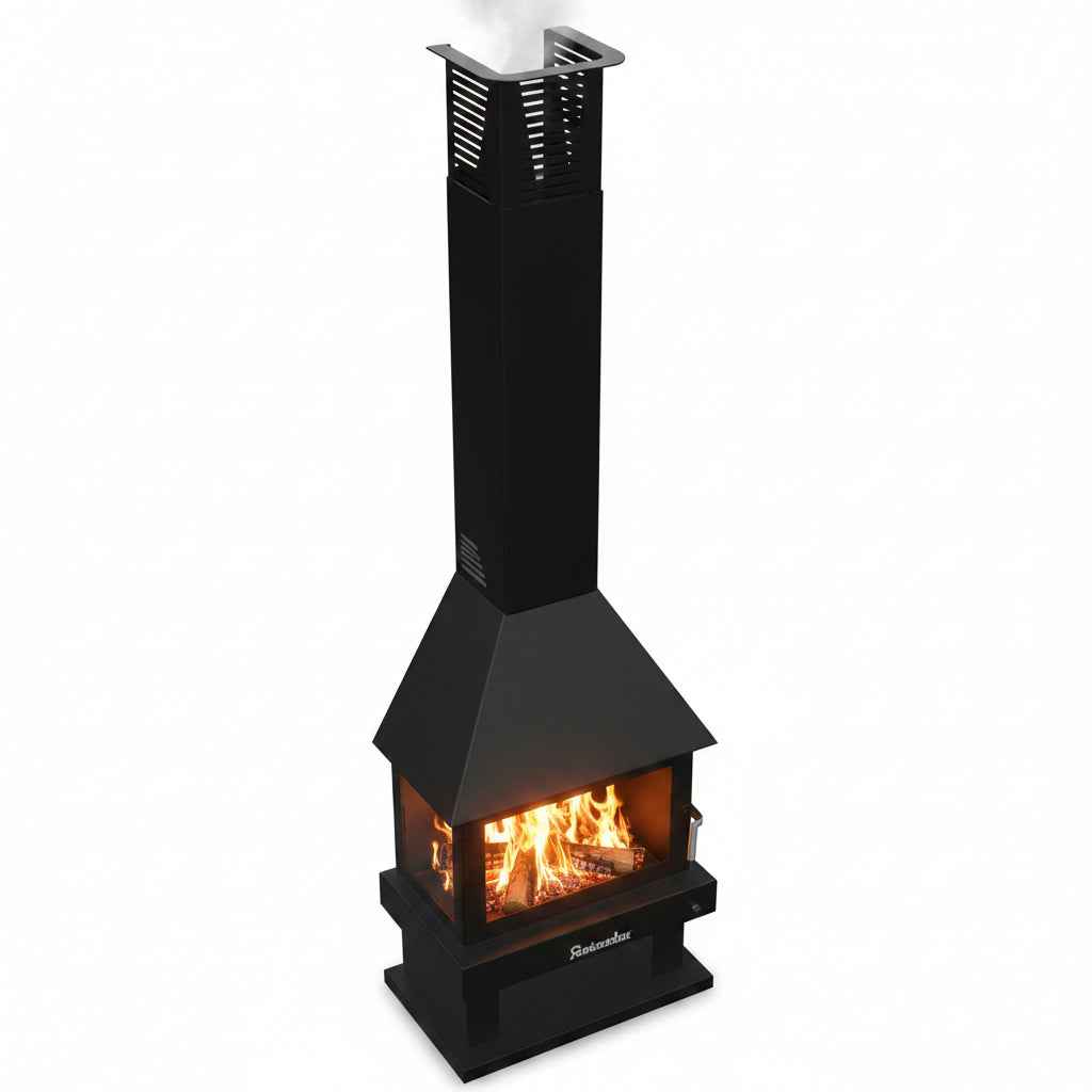 BRONPI Huesca wandmontierter Kaminofen 10 kW – Energieklasse A+